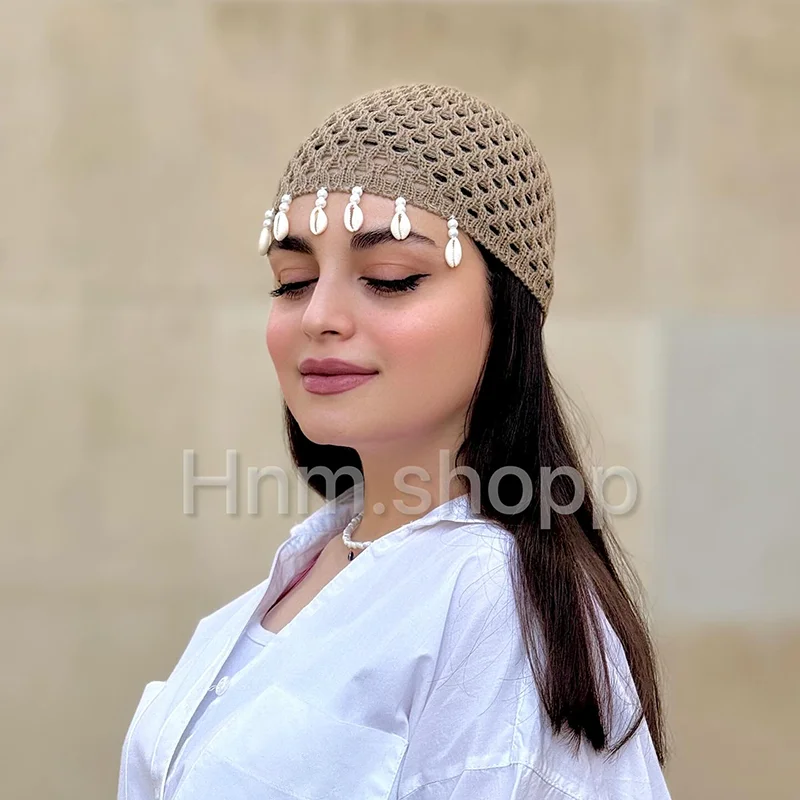 کلاه لیانا صدفی کد 104 نسکافه ای