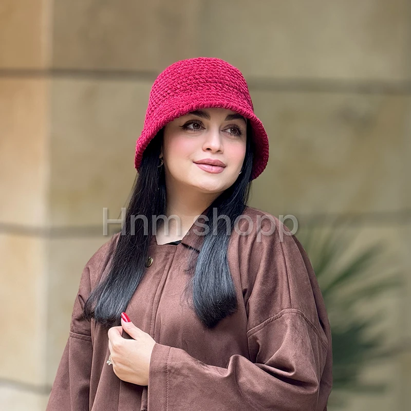 کلاه باکت تدی دستباف